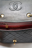 Chanel Classic Flap Small Square Bag - Navy