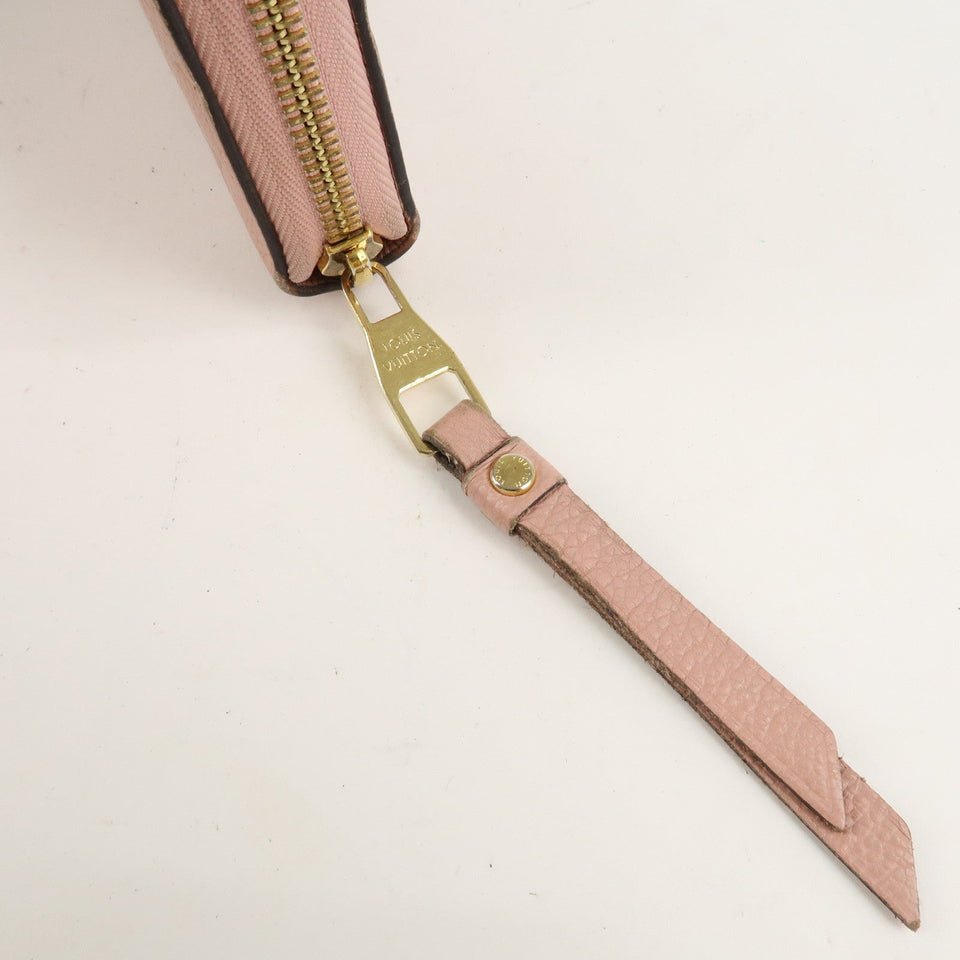 Louis Vuitton Monogram Empreinte Zippy Wallet Rose Poudre M64090
