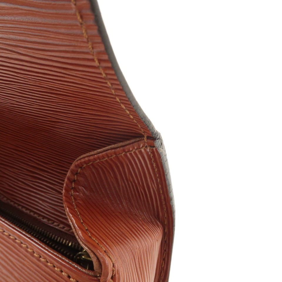 Louis Vuitton Epi Saint Cloud Shoulder Bag Kenya Brown M52193
