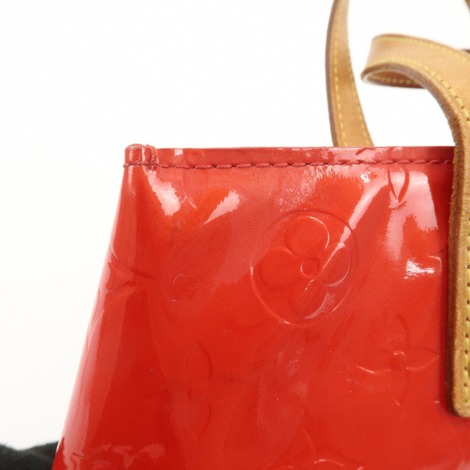 Louis Vuitton Monogram Vernis Lead PM Hand Bag M91088 Rouge