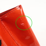 Louis Vuitton Monogram Vernis Lead PM Hand Bag Rouge M91088