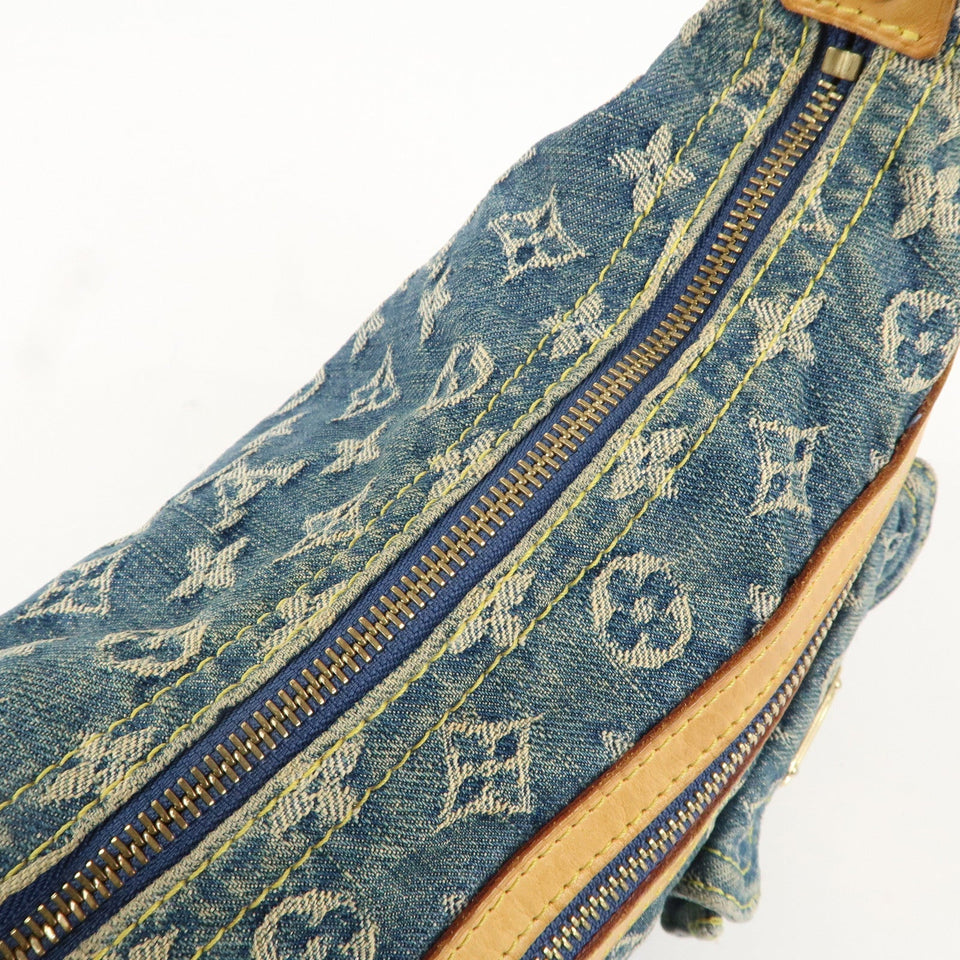 Louis Vuitton Monogram Denim Baggy PM Shoulder Bag M95049
