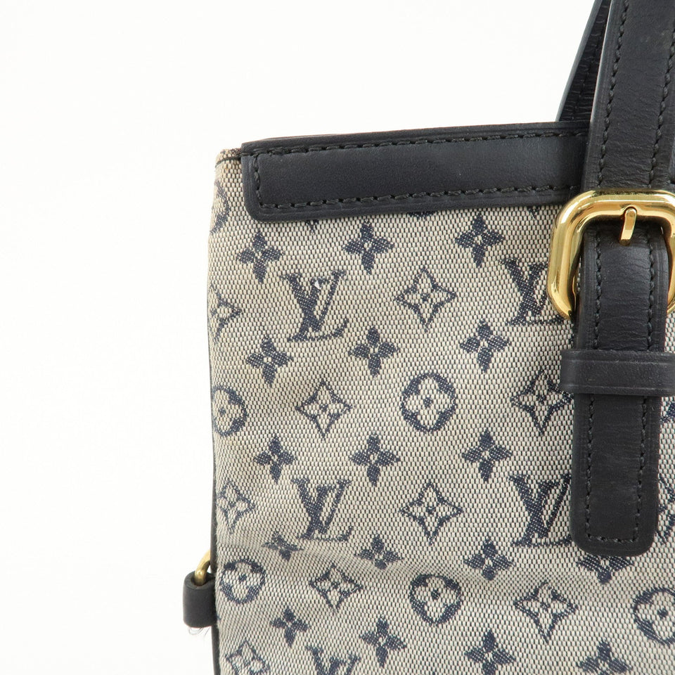 Louis Vuitton Monogram Mini Francoise Shoulder Bag Blue M92208