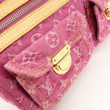 Louis Vuitton Monogram Denim Neo Speedy Boston Bag Pink M95214