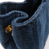 Prada Denim Canapa Mini Canvas 2Way Tote Bag Hand Bag Navy 1BG439