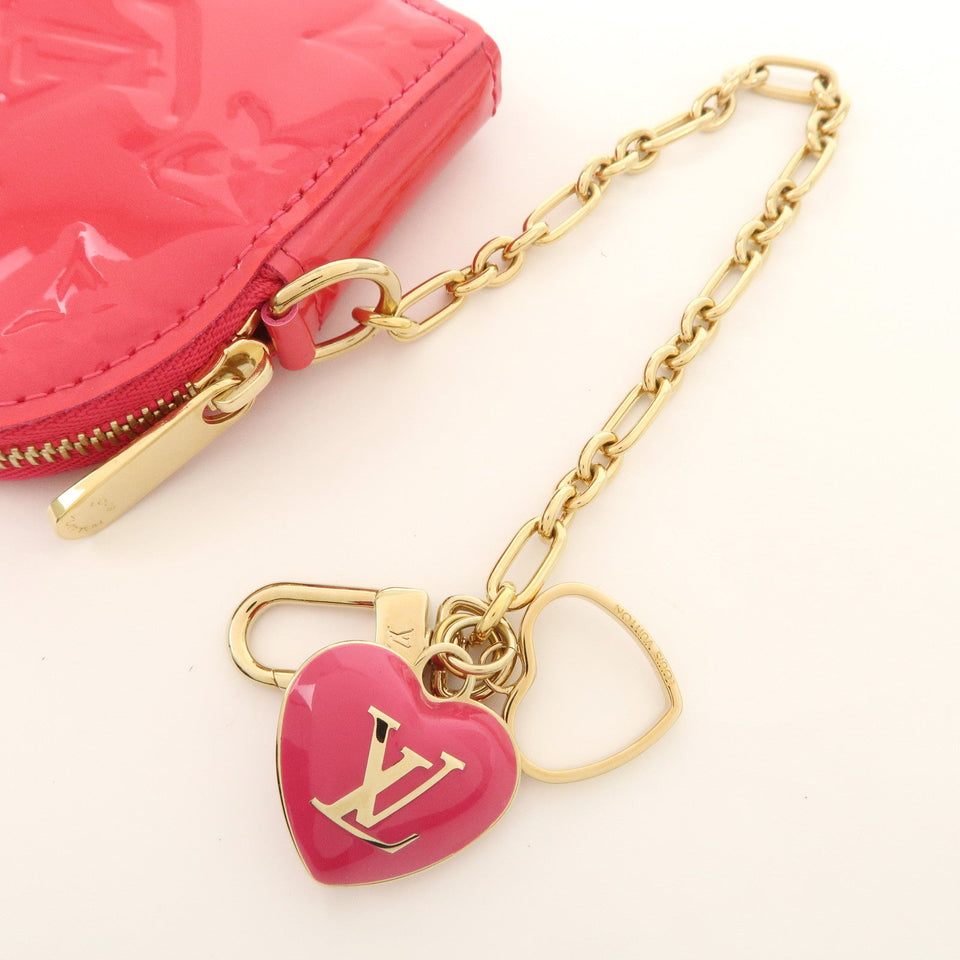 Louis Vuitton Monogram Vernis Porte Monnaie Coeur Coin Case M93657