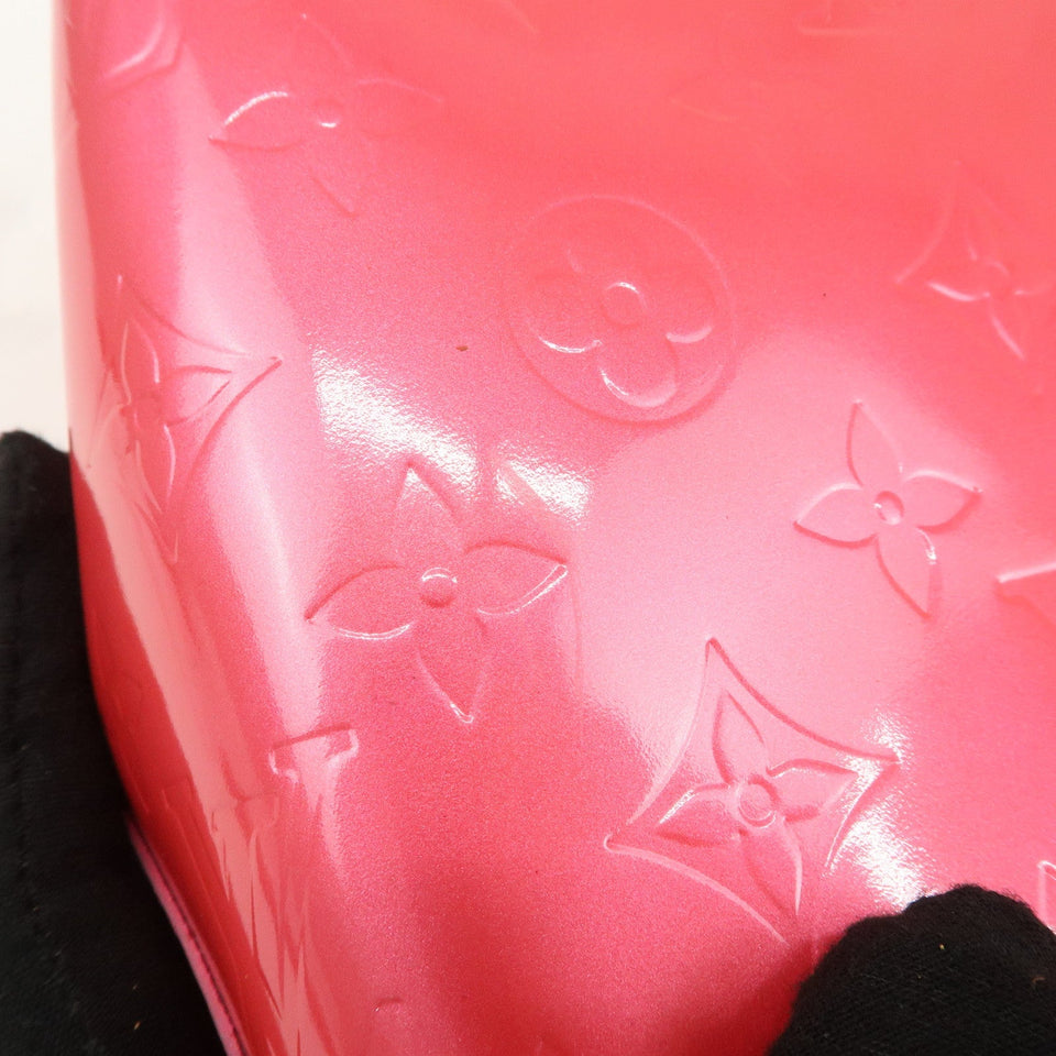 Louis Vuitton Monogram Vernis Lead PM Hand Bag Pink M991221