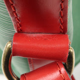 Louis Vuitton Epi Petit Noe Shoulder Bag Bi ColorGreen Red M44147