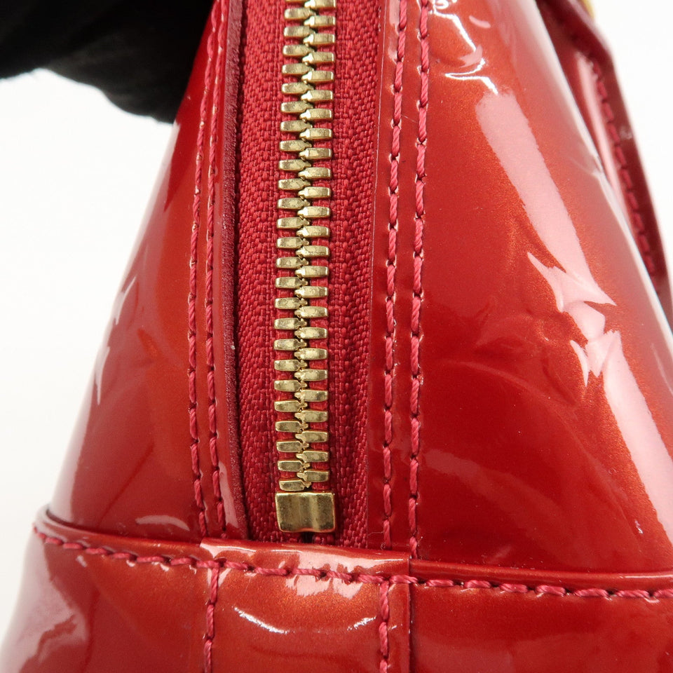 Louis Vuitton Monogram Vernis Alma BB Cerise Hand Bag M90174