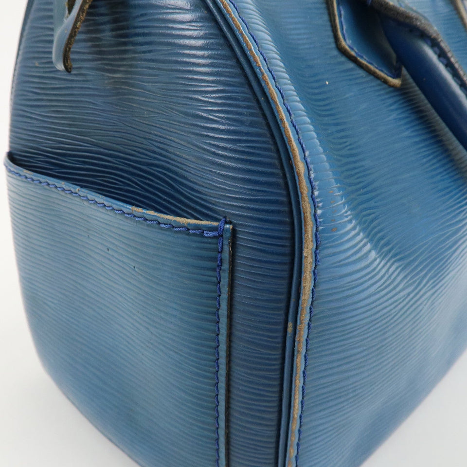 Louis Vuitton Epi Speedy 25 Hand Boston Bag Blue M43015