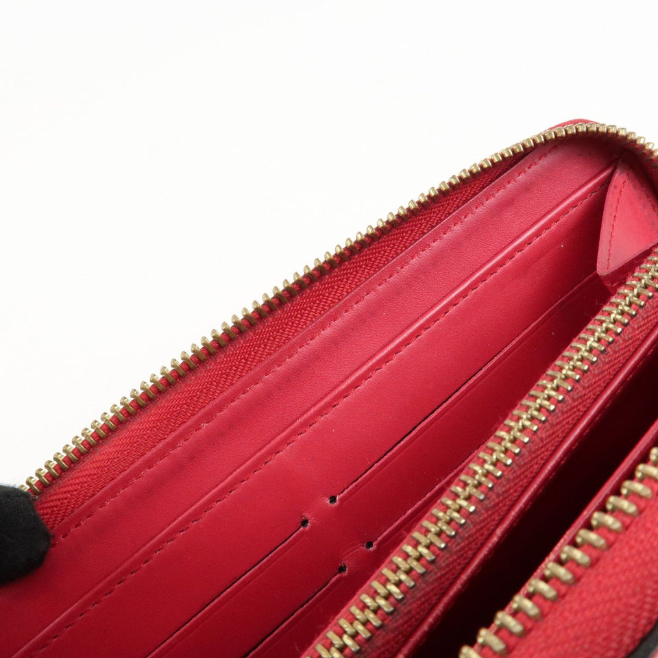 Louis Vuitton Sweet Monogram Vernis Zippy Wallet RoseIndien M90123