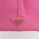 Prada Canapa Canvas Tote Bag Hand Bag Pink BN1877