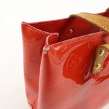 Louis Vuitton Monogram Vernis Lead PM Hand Bag Rouge M91088