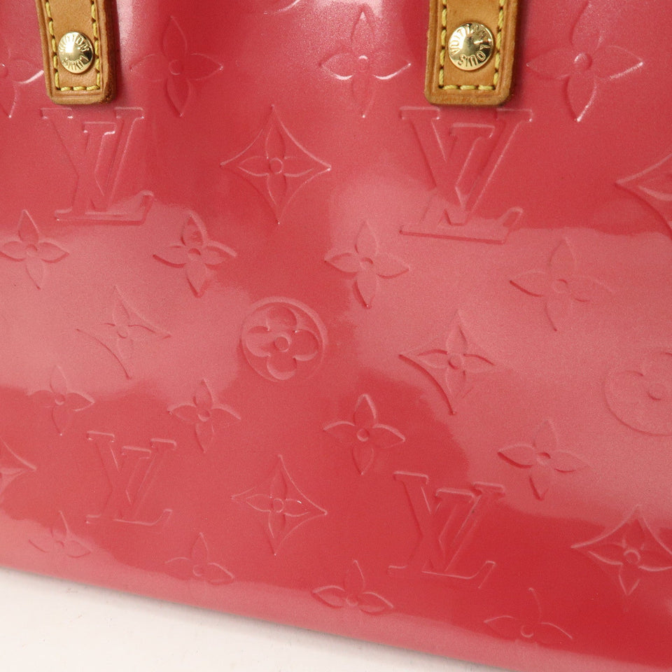 Louis Vuitton Monogram Vernis Lead PM Hand Bag Framboise M9132F