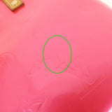 Louis Vuitton Monogram Vernis Lead PM Hand Bag Fuchsia Pink M91221