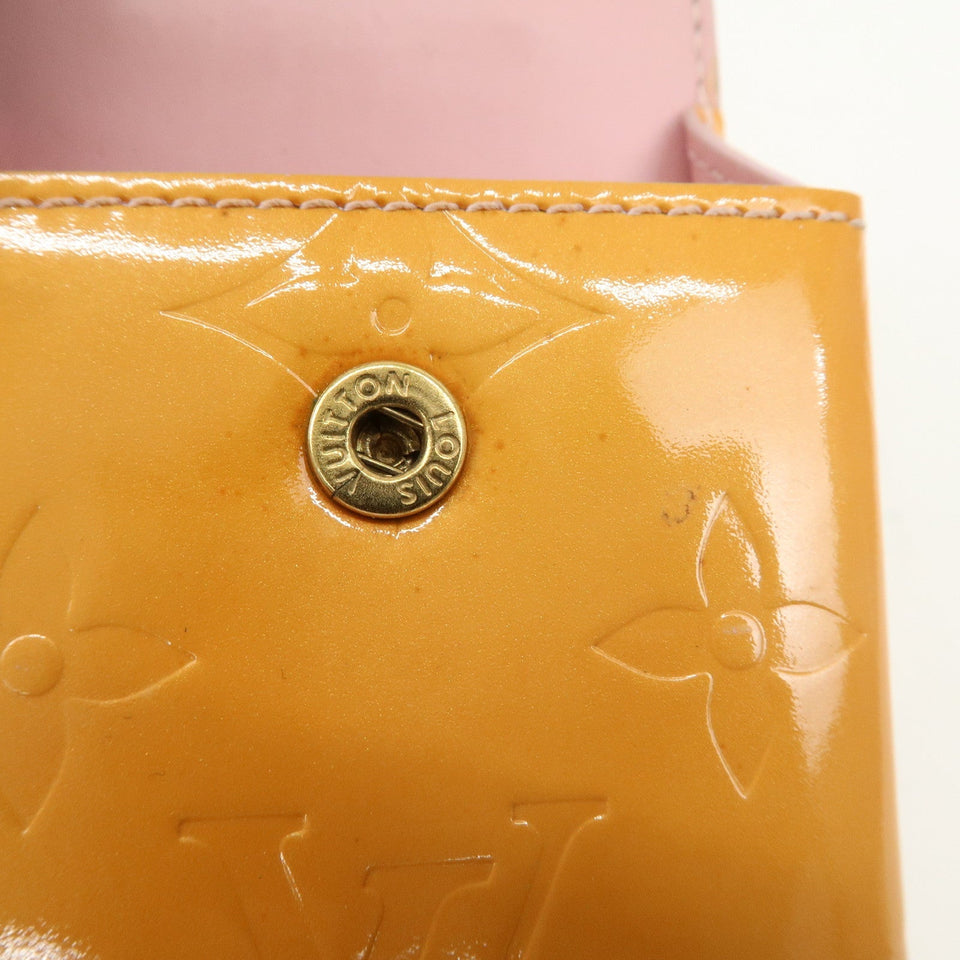 Louis Vuitton Monogram Vernis Cigarette Case Rose M91051