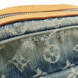 Louis Vuitton Monogram Denim Camera Bag Shoulder Bag Blue