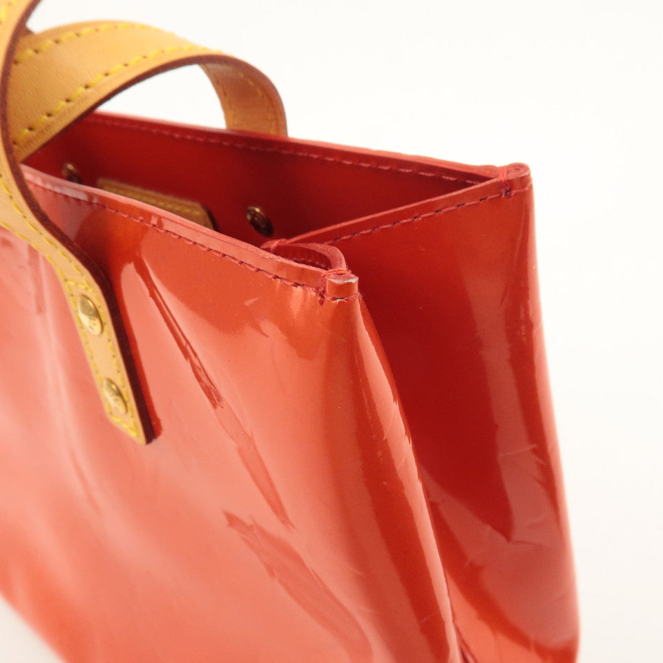 Louis Vuitton Monogram Vernis Lead PM Hand Bag M91088 Rouge