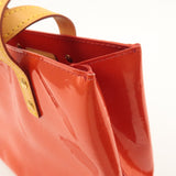 Louis Vuitton Monogram Vernis Lead PM Hand Bag M91088 Rouge