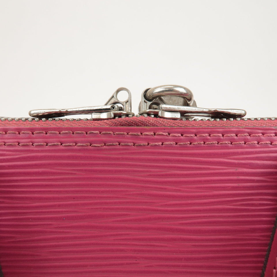 Louis Vuitton Epi Alma PM Hand Bag Fuchsia Pink M40490
