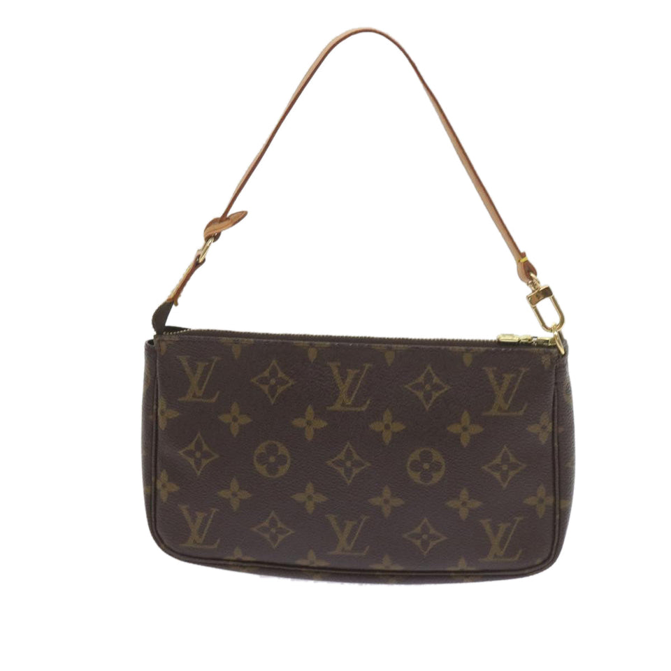 Louis Vuitton Pochette Accessoire  Canvas Clutch Bag