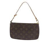 Louis Vuitton Pochette Accessoire  Canvas Clutch Bag