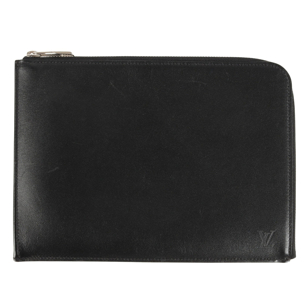 Louis Vuitton Pochette Jour  Leather Clutch Bag