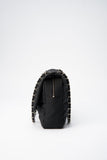 Chanel Black Nylon Large Chocolate Bar Flap Bag