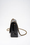 Vintage Chanel Diana Black Single Flap with 24k gold plated hardware