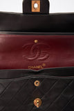 Chanel Classic Double Flap Bag Small Black Lambskin Leather