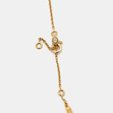 Dior Rose Des Vents Malachite Diamond 18K Yellow Gold Necklace