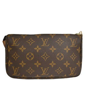 Louis Vuitton Pochette Accessoires  Canvas Clutch Bag