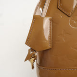 Louis Vuitton Monogram Vernis Alma BB 2Way Bag Rose Velours M91585