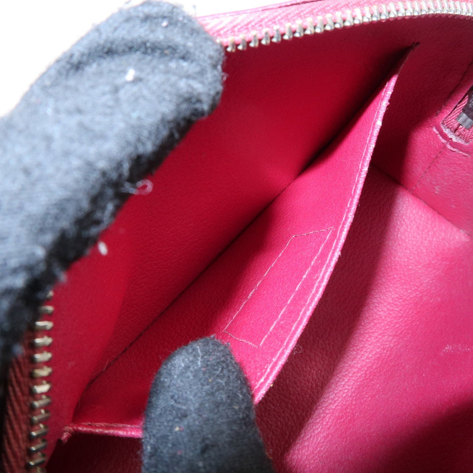 Louis Vuitton Epi Pochette Cosmetic Pouch Fuchsia M60410