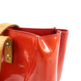 Louis Vuitton Monogram Vernis Lead PM Hand Bag Rouge M91088