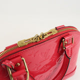 Louis Vuitton Monogram Vernis Alma BB 2Way Bag Rose Indien M91771