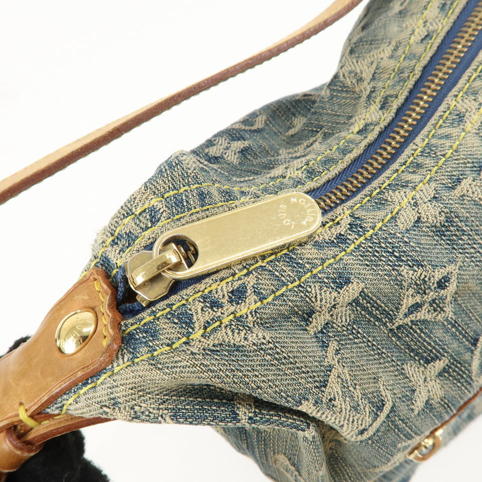 Louis Vuitton Monogram Denim Baggy GM Shoulder Bag M95048