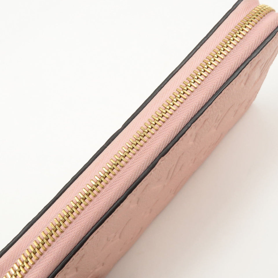 Louis Vuitton Monogram Empreinte Zippy Wallet Rose Poudre M64090