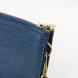 Louis Vuitton Epi Pochette Accessoires Hand Bag Toledo Blue M52947