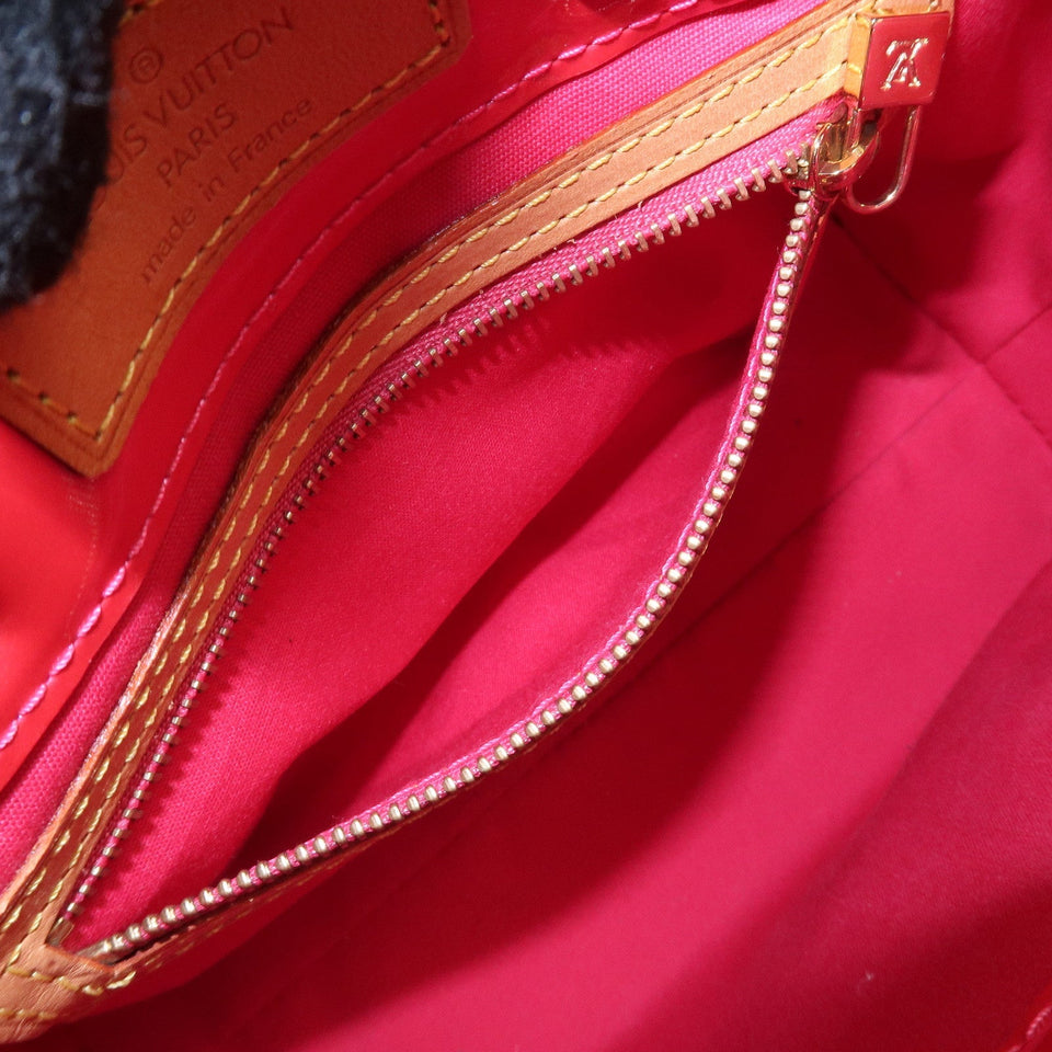 Louis Vuitton Monogram Vernis Lead PM Hand Bag Pink M91221