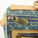 Louis Vuitton Monogram Denim Neo Speedy Boston Bag Blue M95019