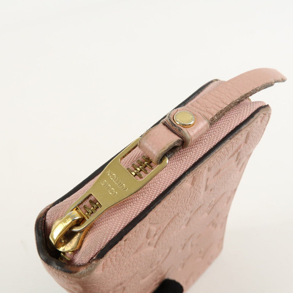 Louis Vuitton Monogram Empreinte Zippy Wallet Rose Poudre M64090