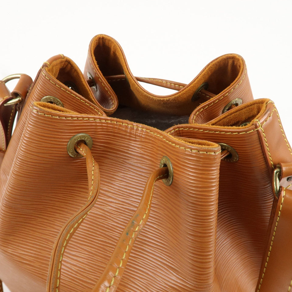 Louis Vuitton Epi Petit Noe Shoulder Bag Zipang Gold M44108