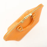 Louis Vuitton Epi Alma Hand Bag Mandarin Orange M5124H