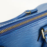 Louis Vuitton Epi Speedy 25 Hand Bag Boston Bag Blue M43015