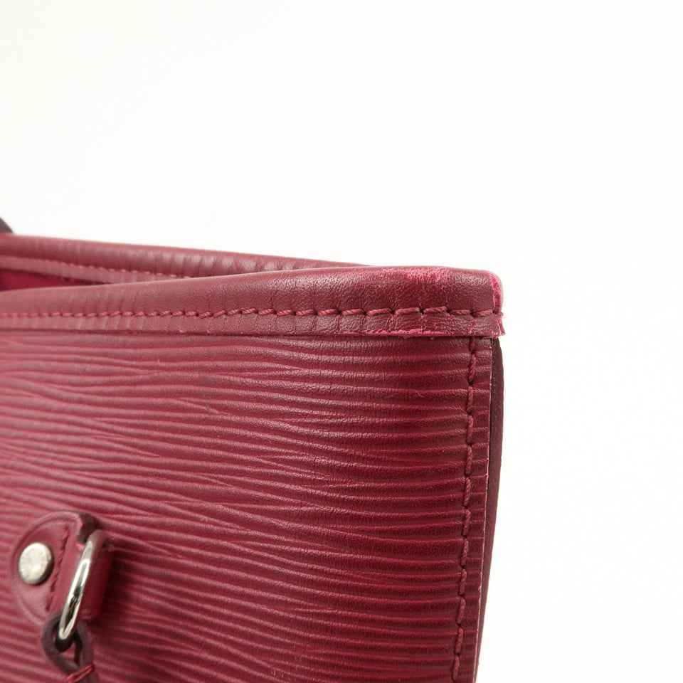 Louis Vuitton Epi Neverfull MM Shoulder Bag Fuchsia M40882