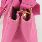 Prada Canapa Mini Canvas 2Way Bag Shoulder Bag Pink B2439G
