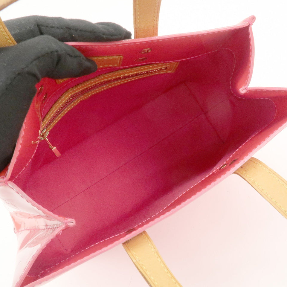 Louis Vuitton Monogram Vernis Lead PM Hand Bag Pink M991221