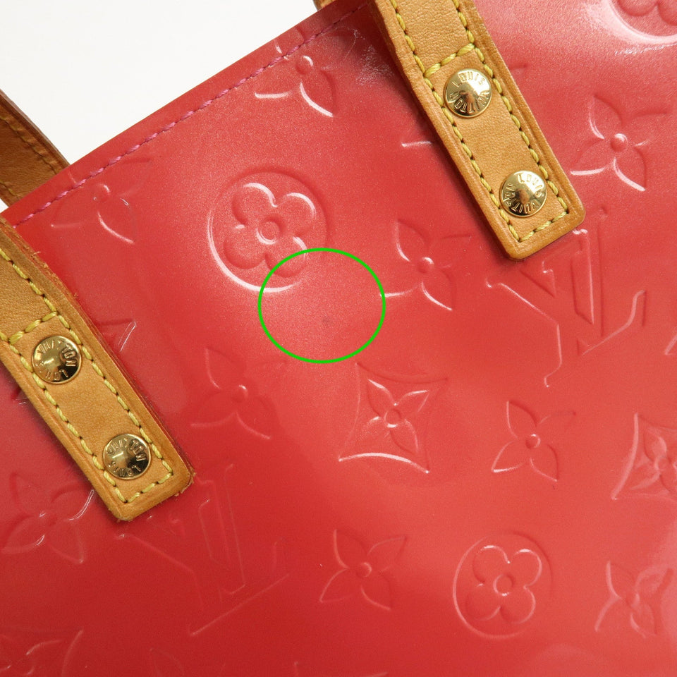 Louis Vuitton Monogram Vernis Lead PM Hand Bag Pink M91221
