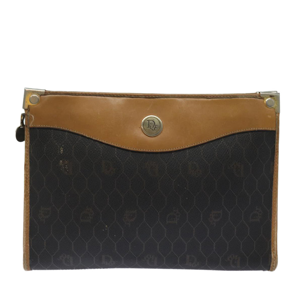 Dior Honeycomb  Canvas Clutch Bag